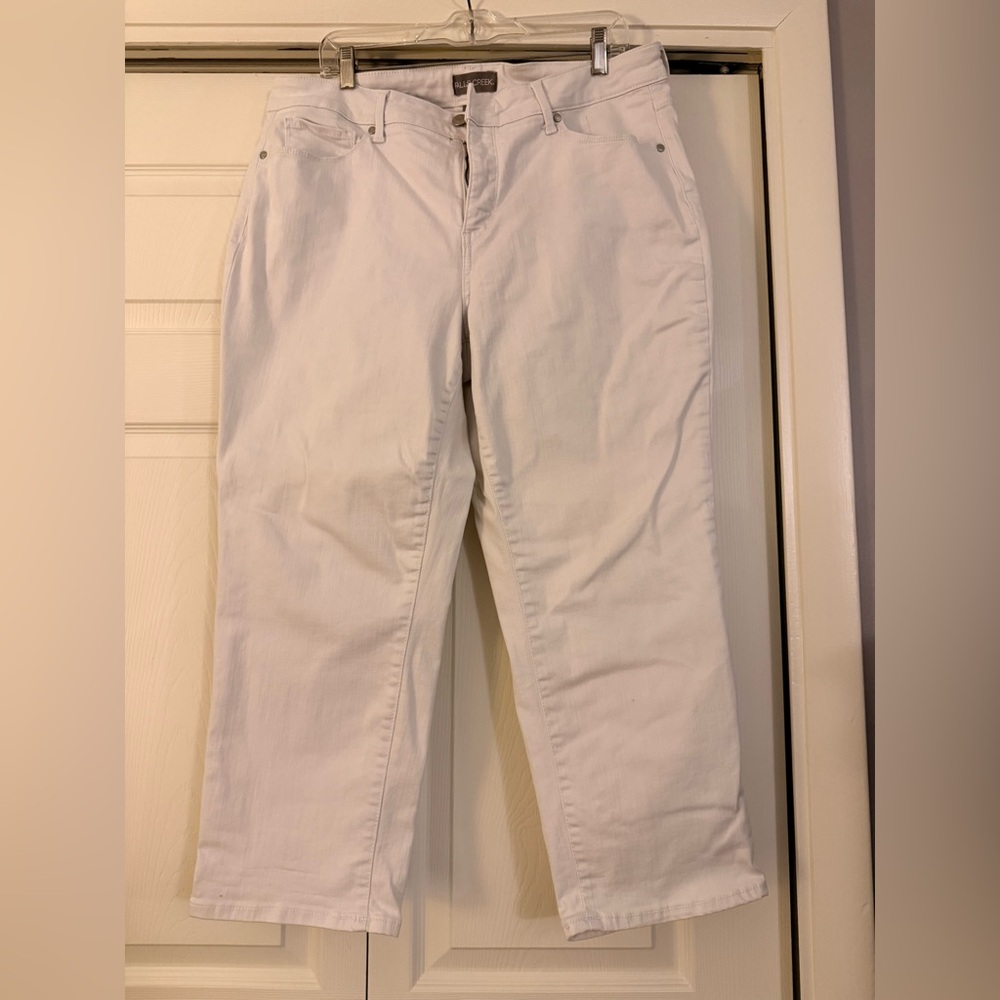 Falls Creek Women's Straight-Leg White Jeans
